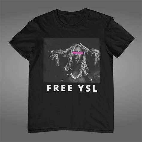 ysl young thug shirt|YSL young thug label.